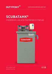 Dutypoint SCUBATANK WX1-3060-375 Instructions For Installation, Use And Maintenance Manual