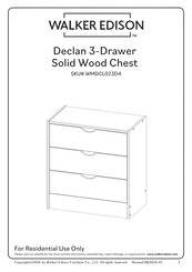 Walker Edison Declan WMDCL023D4 Manual