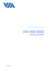 VIA Technologies VAB-5000 Quick Start Manual