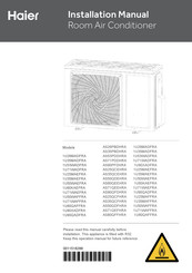 Haier Quartz Plus 1U53WADFRA Installation Manual