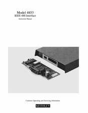 Keithley 4853 Instruction Manual