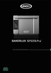 Unox XASR-03HS-EDDS Use And Maintenance