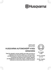 Husqvarna 970 72 75-01 Operator's Manual