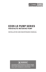 Stenner Pumps ECON LD Series Installation And Maintenance Manual