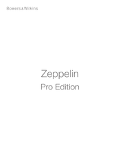 Bowers & Wilkins Zeppelin Pro Edition User Manual