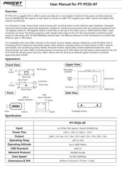 PROCET PT-PCGI-AT User Manual