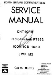 Icom ICB 1050 Service Manual