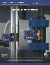 Icon Process Controls Truflo TK3S Series Quick Start Manual