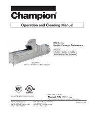 Champion PRO Series Operation Manual