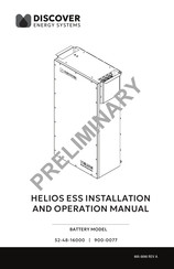 DISCOVER HELIOS 52-48-16000 Installation And Operation Manual