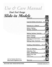 Frigidaire CPCS389EC3 Use & Care Manual