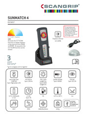 SCANGRIP SUNMATCH 4 Owner's Manual