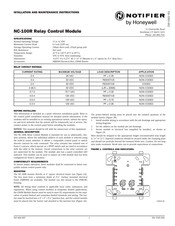 Honeywell NOTIFIER NC-100R Installation And Maintenance Instructions