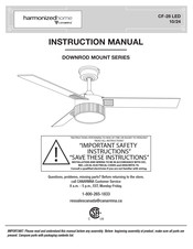 CANARMNA harmonizedhome CF-28 LED Instruction Manual