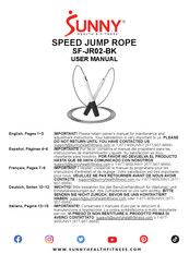 Sunny Health & Fitness SF-JR02-BK User Manual
