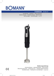 BOMANN SM 6082 CB Instruction Manual