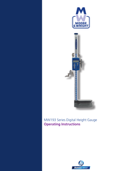 Bowers Moore & Wright MW193 Series Operating Instructions Manual