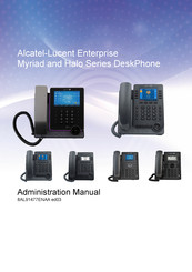 Alcatel-Lucent Enterprise Myriad Pro Administration Manual