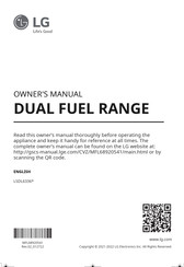 LG LSDL6336F/00 Owner's Manual