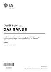 LG LSGL6337F/00 Owner's Manual