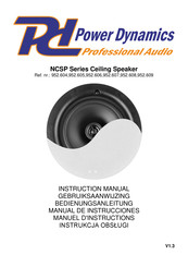Power Dynamics NCSP8 Instruction Manual