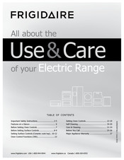 Frigidaire CFEF3014LW Use & Care Manual
