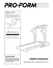 Pro-Form J6si User Manual