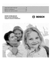 Bosch HCB5 651UC Series Use And Care Manual