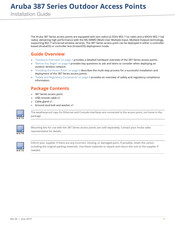 HP Aruba AP-387 Installation Manual