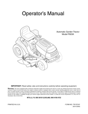 Mtd 14AP805K730 Operator's Manual