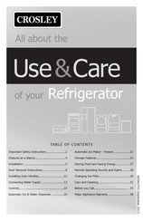 Crosley CFD28WIQSC Use & Care Manual