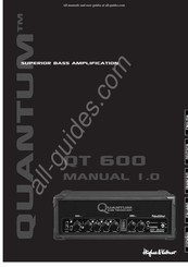 Hughes & Kettner QUANTUM QT 600 Manual