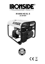 Ironside IR 8000 HO XL S Use And Maintenance Manual