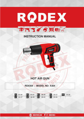 RODEX RDX304 Instruction Manual