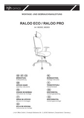 HJH office 882002 Assembly Instructions Manual