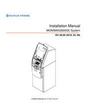 Nautilus Hyosung MONiMAX2800SE Installation Manual