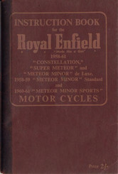 Royal Enfield METEOR MINOR STANDARD 1959 Instruction Book