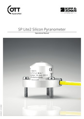 OTT HydroMet KIPP & ZONEN SP Lite2 Operational Manual