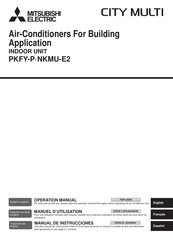 Mitsubishi Electric CITY MULTI PKFY-P NKMU-E2 Series Operation Manual