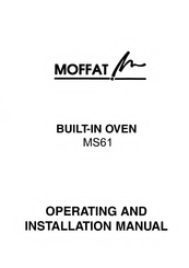 Moffat MS016 B Operating And Installation Manual