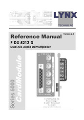Lynx P DX 5212 D Reference Manual