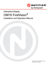 Honeywell FIRSTVISION-ENC Installation And Operation Manual