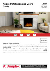 Dimplex Aspire ASP36-EU Installation And User Manual