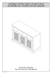 ManoMano FG-IV/GY/WG-PU-19-863-BK-UK Assembly Instructions Manual