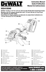 DeWalt Xr DCG418SHDX2 Instruction Manual