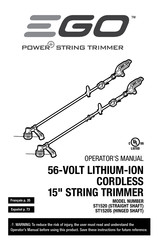 Ego POWER+ ST1520S Operator's Manual
