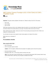 Alarm.Com ADC-V729 Installation Manual