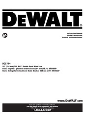 DeWalt DCS714 Instruction Manual
