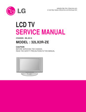 LG 32LX2R-ZE Service Manual
