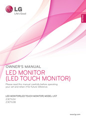 LG 23ET63B Owner's Manual